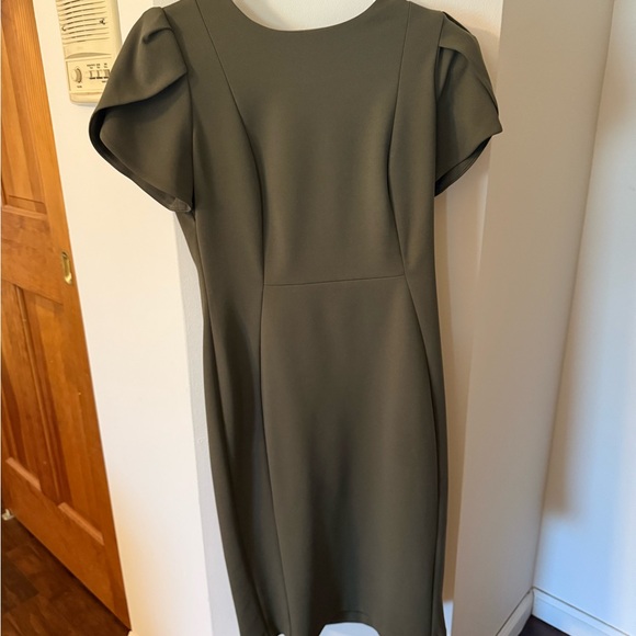 Elegant Olive Green Dress - Picture 1 of 4